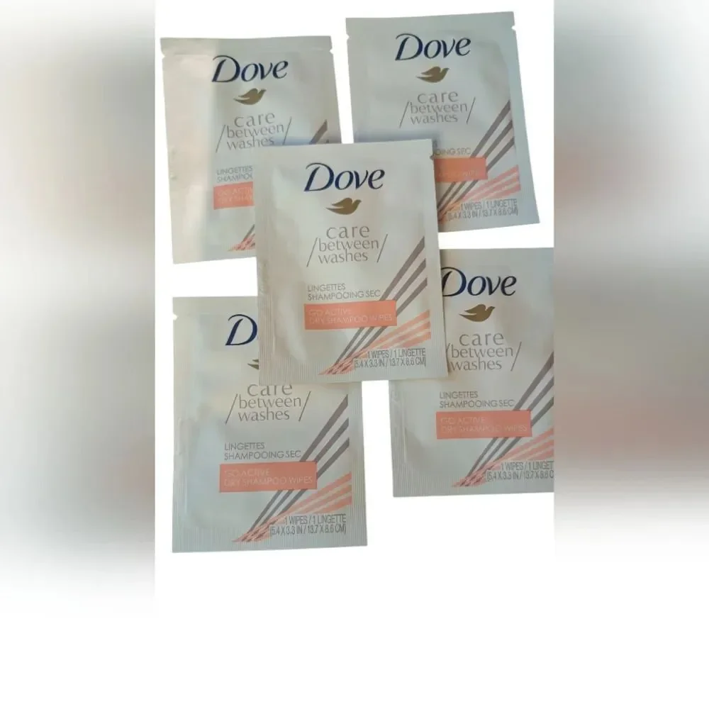 Dove Care Between Washes Go Active Dry Shampoo Wipes